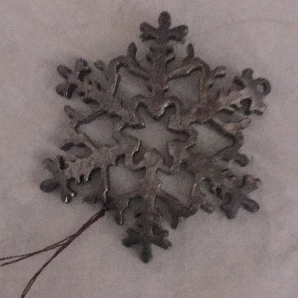 Reed & Barton Silver 1978 Snowflake Ornament